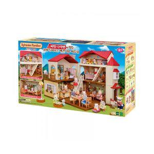 SYLVANIAN FAMI 아미LIES 5756-비밀 다락방이 있는 불이 들어오는 빨간지붕 이층집 518239