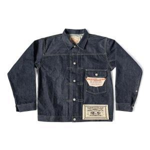 견고한 브론슨 1946 모델 진 재킷, Raw Selvedge 데님 로트, 46806XX 인디고, 506XX