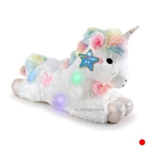 FAO슈와츠 LED 유니콘 인형 38cm 여아 크리스마스 선물