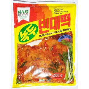 업소용 식당 식자재 녹두빈대떡가루 다원 400g X4