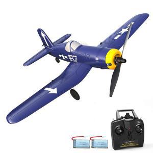 무선 비행기 초보자용 RC F4U Corsair 24Ghz 4CH 6 축 EPP 폼 400mm 스팬 고정 윙