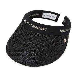 [헬렌카민스키] 비앙카 여성 바이저 HAT50265 CHARCOAL BLACK LOGO 121800205