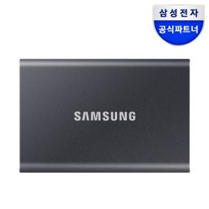 삼성전자 공식인증 포터블 외장 SSD T7 4TB 타이탄그레이 MU-PC4T0T/WW+파우치