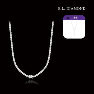 [E.L DIAMOND]18K 랩다이아몬드 12.5캐럿 프시케 테니스 목걸이