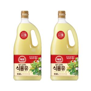 해표 식용유 1.5L X 2개