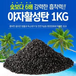 야자활성탄1kg 베이크아웃 새집증후군 야자숯 습기제거