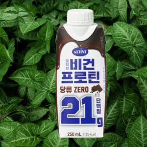 [모모네밥상] CJ 얼티브 비건 프로틴 초코 250ml6개/12개/18개