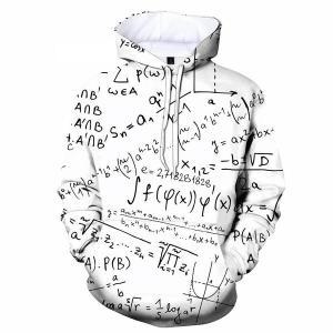 보드복후드티 신상 재미있는 3D 프린팅 수학 공식 후디 남성 여성 아동용 상의 올림피언 프린트 얇은