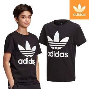 [매장정품] 아디다스 ADIDAS 키즈 130cm-160cm 주니어 트레포일 로고 반팔티셔츠/키즈 라운드티 [DV2905]