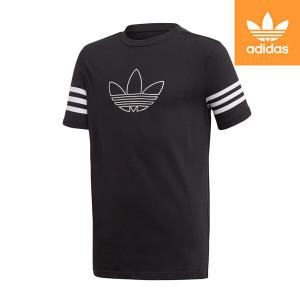 [매장정품] 아디다스 ADIDAS 키즈 140cm-160cm 주니어 아웃라인 반팔티셔츠/라운드티 *부드러운 면소재 [FM