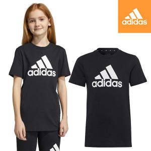 [매장정품] 아디다스 ADIDAS 키즈 130cm-160cm 주니어 빅로고 반팔티셔츠/편안한 면소재 라운드티 [IC9959]