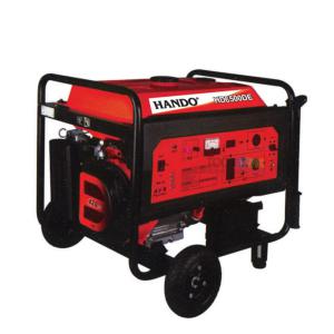 HANDO 산업용발전기 6KVA HD6500DE 6KW 산업용 가솔린 발전기 리코일스타트 키시동 25리터 85kg HD-6500DE