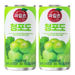 과일촌 청포도 드링크 175ml x 90캔 캔음료 과즙음료 서비스 음료수도매 썬키스트 머스켓 리뉴얼