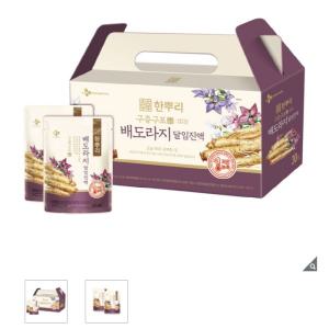 CI[명절 대용량 선물세트(건강/영양제)]CJ 한뿌리 배도라지 달임진액 60ml x 30포