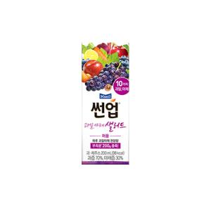 썬업 과일야채샐러드 퍼플 200ml 24팩 무료배송