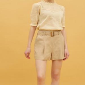 DEBB 여성용 Linen Shorts 팬츠 DEAMA6021M