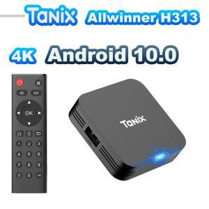 Tanix 스마트 글로벌 미디어 플레이어 안드로이드 10 TV 박스 24G 와이파이 4K TX1