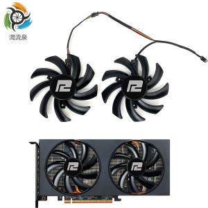 파워컬러 RX 6700 6650 6600 XT RX 5700 5600 XT V2 파이터 그래픽 카드 쿨러 선풍기 비디오 카드 냉각 선