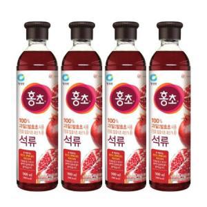 홍초 석류 900ml x4개