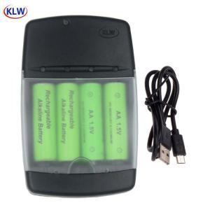 지능형 LED 표시기 장난감 카메라용 스마트 충전기, USB LR03 AA LR6 AAA LR61 AAAA 알카라인 배터리, 1.5V