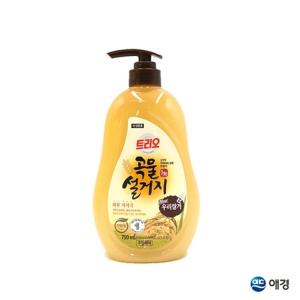 샘스 야채와 과일까지 곡물설거지 우리쌀겨 주방세제 용기 750mL 친환경주방세제 대용량주방세제 식기세제