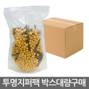 두꺼운 투명 스탠드지퍼백 20x30cm 1박스 -1200매 스탠딩 봉투