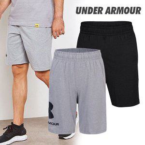 [언더아머(UNDER ARMOUR)][언더아머] 남성용 코튼 빅로고 쇼츠 2종(1329300)