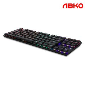 앱코 ABKO K640T SLIM 축교환 무빙LED 텐키리스 기계식 (적축)