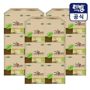 그루 무표백 홈냅킨 120매 6입x3개/화장지/티슈