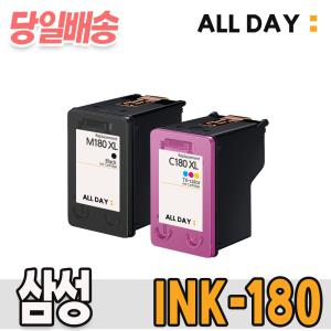 삼성 프린터 복합기 INK-M180 INK-C180 재생 잉크 100%인식 대용량 카트리지 SL-J1660 SL-J1770FW SL-J1663