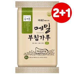 봉평촌 메밀부침가루 2호 800g X 3개