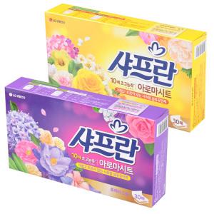 엘지 샤프란 아로마시트30매 섬유유연시트