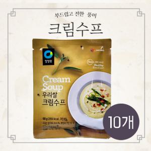 청정원 우리쌀 크림수프 60g 10개