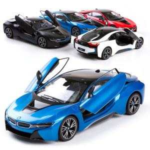 라스타 1:14 BMW I8 도어오픈 충전식 RC카 블루/무선조종자동차/알씨카/전동자동차/무선조정