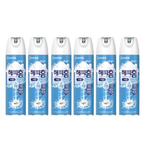 해피홈 에어로솔 수성 무향 500ml X 6개