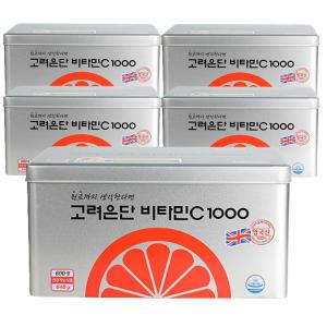 고려은단 비타민C 1000 1080mg x 600정 5개