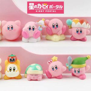 별의 커비 프렌즈 피규어 굿즈 인형 장난감 8종세트 장식용 Kirby