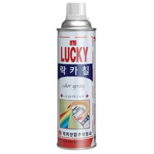 럭키 락카 스프레이 페인트 32가지컬러 낱개구매 420ml 다목적 건축 목재 철재 공예 산업 가정