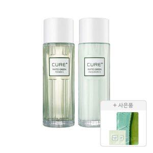 김정문알로에 큐어 피토 그린 기획구성, 1개 (토너 130ml, 1개+에멀젼 130ml, 1개 + 증정(알로에 슬라이스 젤리 마스크팩, 1매 + 안티에이징 크림S 파우치, 2ml, 2개)