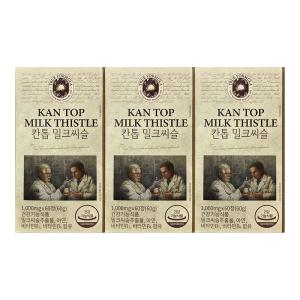 트루포뮬러 칸톱 밀크씨슬 1000mg X 60정 3박스 실리마린 간 건강 영양제