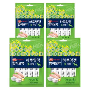 밥이보약 DOG 하루양갱 관절 56g (8g x7개입),  4개(총28개입) 하림펫푸드 강아지 간식