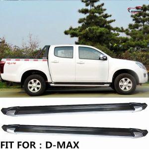 CITYCARAUTO 사이드 바 풋 보드 페달 트레드플레이트 사이드 스텝 바 러닝 보드 이스즈 2012 DMAX DMAX 픽