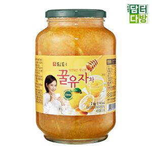 꿀유자차 2kg 유자차 유자차2kg 꿀유자차2kg 유자차대용량 유자액상차 액상차