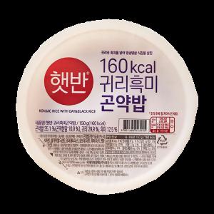 CJ 햇반 귀리흑미곤약밥 150g X 24개