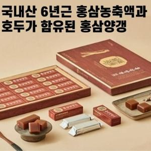 어르신 건강 간식 홍삼양갱 프리미엄 한국야쿠르트 발휘 명절 할머니 부모님효도 장모님 추석 설 선물