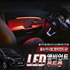 올뉴카니발 도어 LED 엠비언트 무드등 1+2열 4P