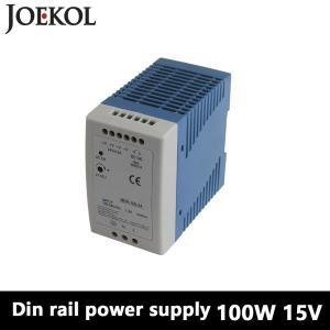 파워서플라이 MDR-100 딘 레일 전원 공급 장치 100W 15V 6.6A, 스위칭 AC 110v/220v 변압기 DC 15v,ac dc