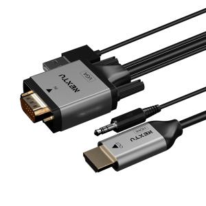 RGB to HDMI 디스플레이 변환 케이블 2M 모니터 노트북 VGA D-sub 설정