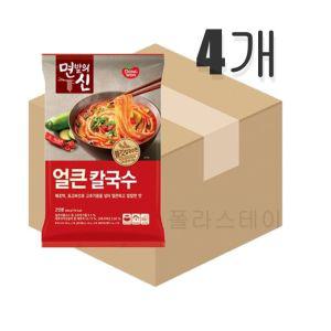 동원 면발의신 얼큰칼국수 268g 4개 (원산지_상세설명에 표시)