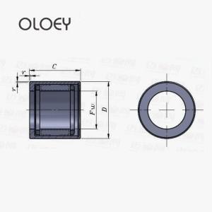 HF0406 4x8x6mm 편도 클러치 미니어처 롤러 니들 베어링  내식성  고품질